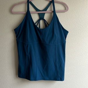 PrAna Teal Workout Top, XL
